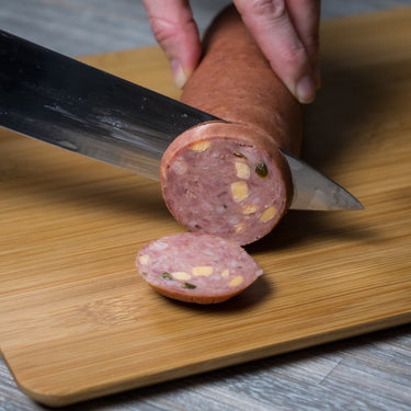 Jalapeno Cheddar Summer Sausage - The Pepper Pantry (Formerly Marie Sharp's)